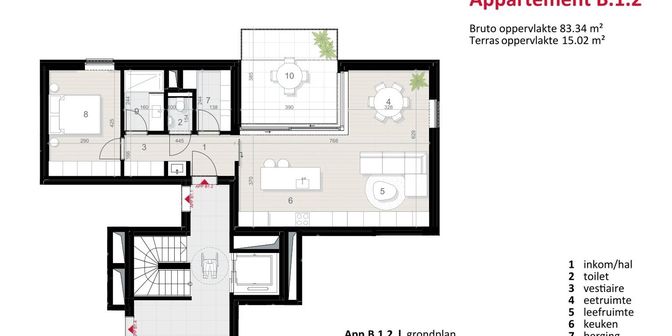 Appartement te koop in Bert Leysenlaan 21, 2490 Balen