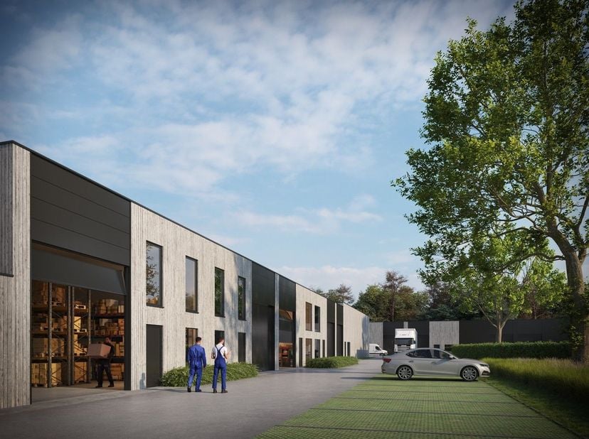 Unit C1 176m² <br />
<br />
Kmo Park / lokaal bedrijventerrein op domein van meer dan 1ha, unieke realisatie in de groene rand / driehoek / grens Keer