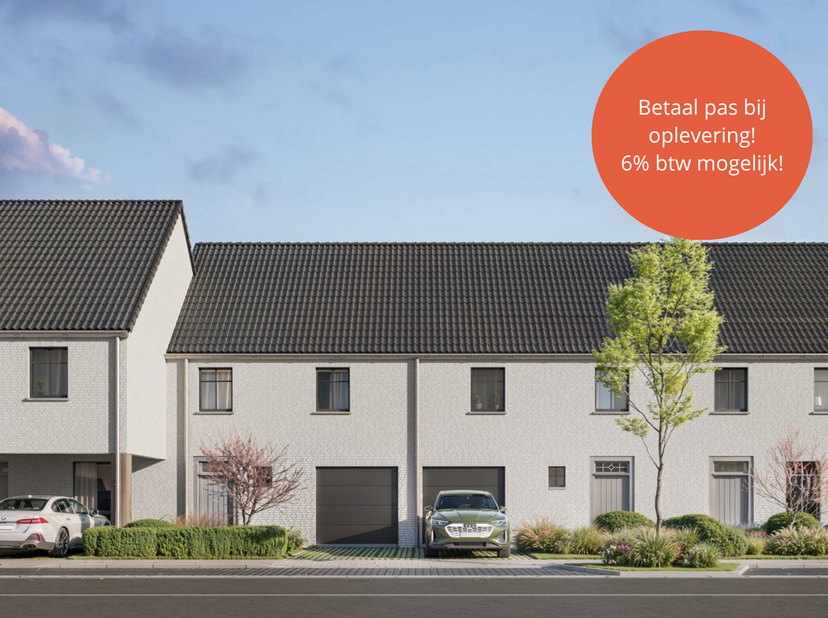 Eigentijds, kleinschalig nieuwbouwproject van 4 woningen nabij Maldegem centrum - 6% btw mogelijk!<br />
Bij compromis betaald u enkel 5% voorschot, d