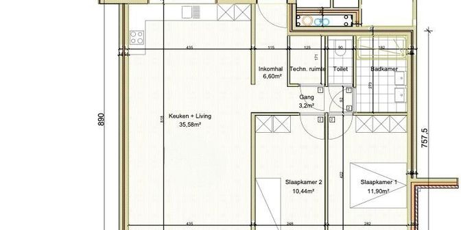 Appartement à vendre à Libbrechtstraat 19, 9600 Renaix