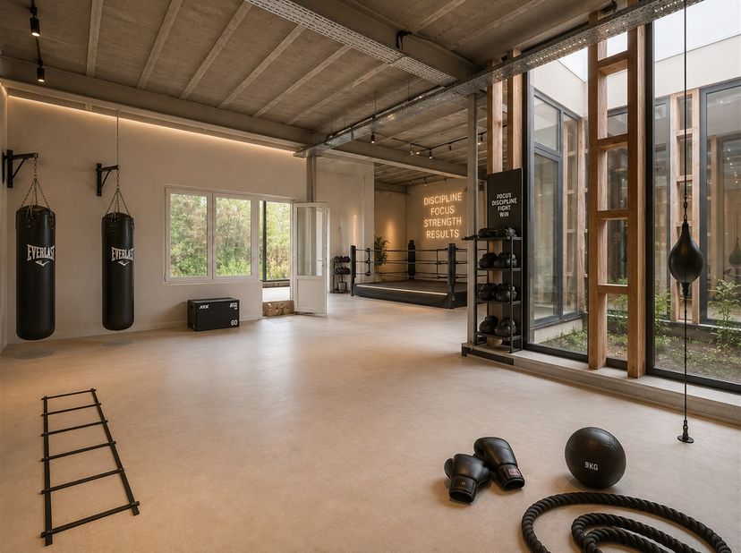 Wens jij inspiratie op te doen om jouw eigen bedrijf uit te baten? De combinatie van Paaldansen, Boxen, Fitness....het kan hier allemaal. Oppervlakte