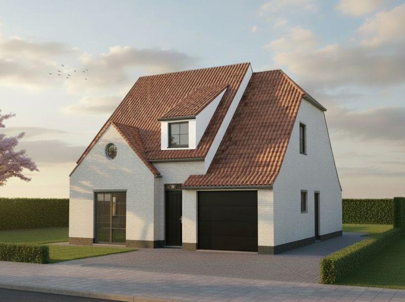 Nieuw te bouwen open bebouwing te Wielsbeke<br />
Voorbeeldwoning: Indeling volledig naar keuze.<br />
<br />
Onze woningen worden gebouwd met kwalita