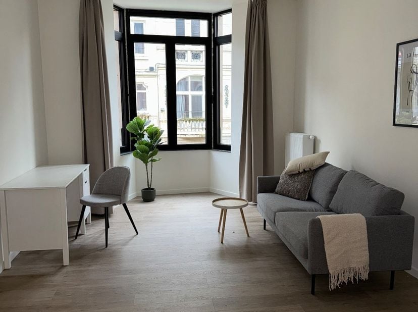 Bent u op zoek naar een comfortabel en volledig gemeubeld appartement in het hart van Leuven? Dan is dit stijlvolle appartement met één slaapkamer pre