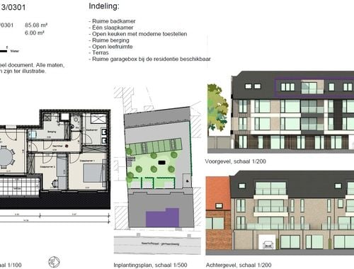                                         Appartement te koop in Gistel, € 309.000
