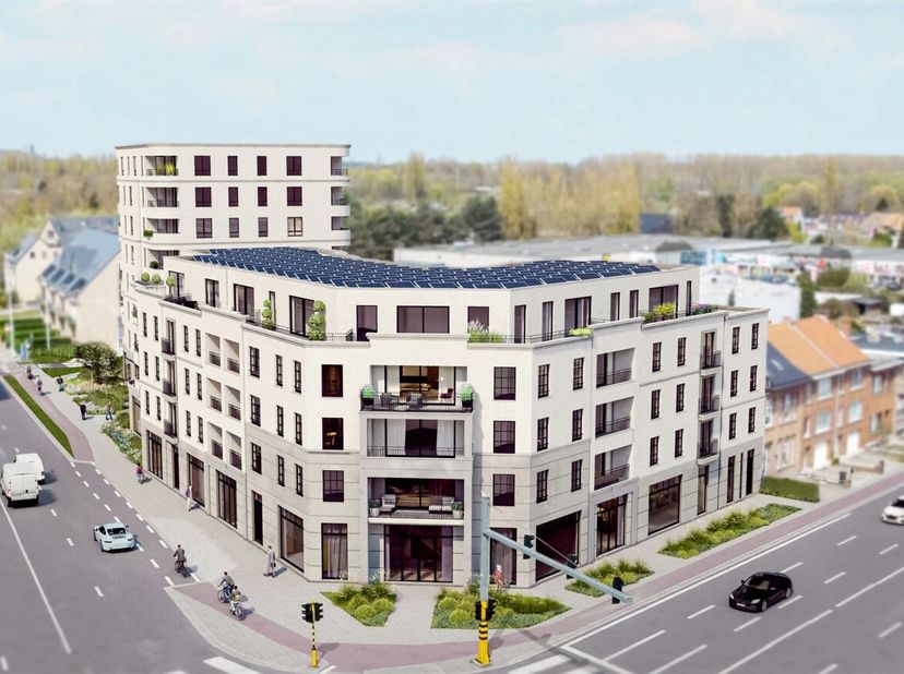 Ontdek dit nieuw woonproject op een strategische locatie op de grens van stad en rand, waar hedendaagse architectuur, groen en wooncomfort samenkomen.