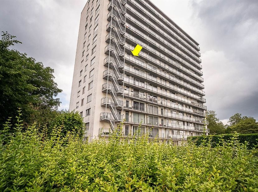 Ligging:<br />
<br />
Appartement op de 7° verdieping (goed onderhouden gebouw met lift) gelegen te Berchem vlakbij de oprit naar de Ring en op wand