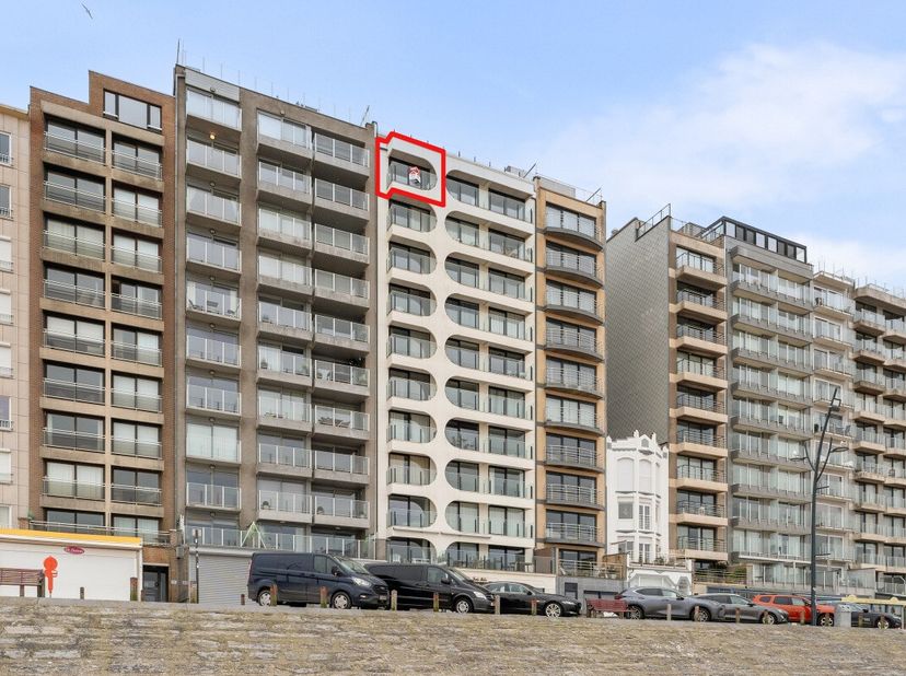 [[ ER WERD EEN OPTIE GENOMEN OP DIT PAND. ]] Dit appartement is vrij te bezichtigen op zaterdag 16 mei van 14u tot 15u, zonder afspraak.Blankenberge: