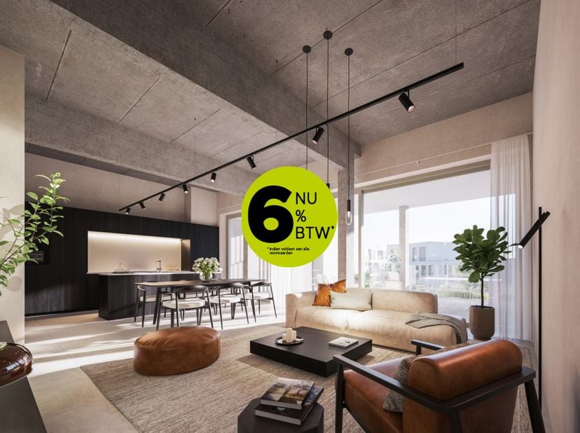 APPARTEMENT 30/008 IN WOONPROJECT TATTENEJUM TE STOKKEM.<br />
KOOP AAN 6% BTW. CONTACTEER ONS VOOR DE VOORWAARDEN.<br />
KENMERKEN<br />
- Verdieping