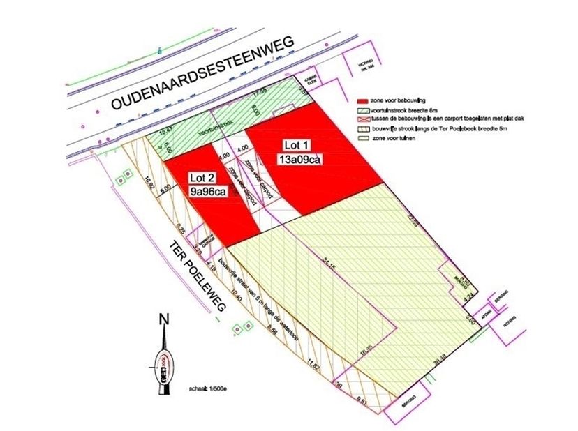 Grond te koop in Oudenaardsesteenweg LOT 2,
                    8580 Avelgem