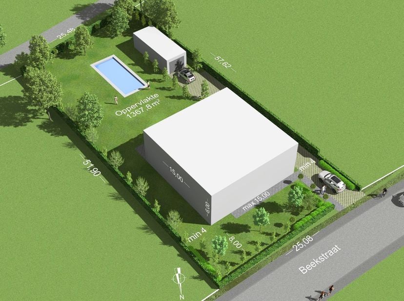Grond te koop in Beekstraat 29,
                    9800 Astene