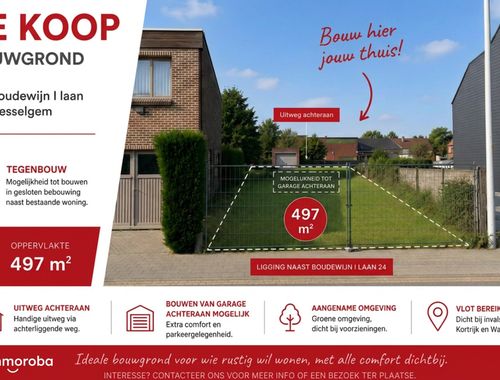                                         Bouwgrond te koop in Desselgem, € 136.675
