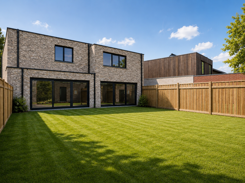 In het charmante Sint-Eloois-Winkel, deelgemeente van Ledegem, worden deze vier kwalitatieve nieuwbouwwoningen gerealiseerd. De rustige ligging wordt