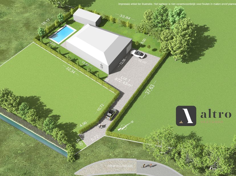 Op een rustige locatie te Oostakker kan u deze west georiënteerde bouwgrond terugvinden.<br />
De bouwgrond ligt in tweede lijn wat de rustige ligging