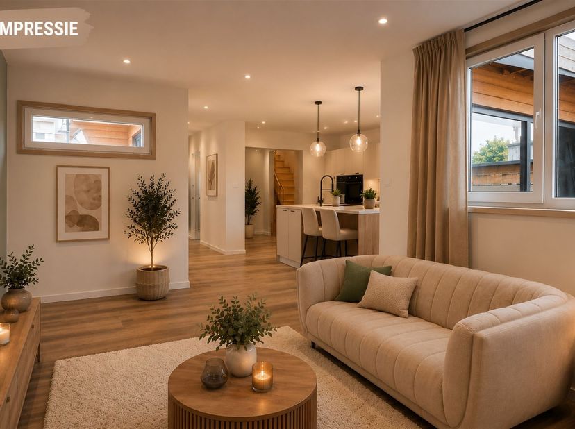 Gerenoveerde HOB op 1382 m²<br />
<br />
Ligging<br />
Gelegen in Bosdorp te Stekene, geniet deze halfopen bebouwing van een aangename woonomgeving