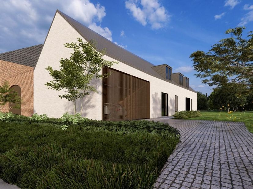 Riante nieuw te bouwen villa in hedendaagse hoevestijl, centraal gelegen in het bruisende Beverst, Kleistraat 17.<br />
Deze uitzonderlijke woonlocati