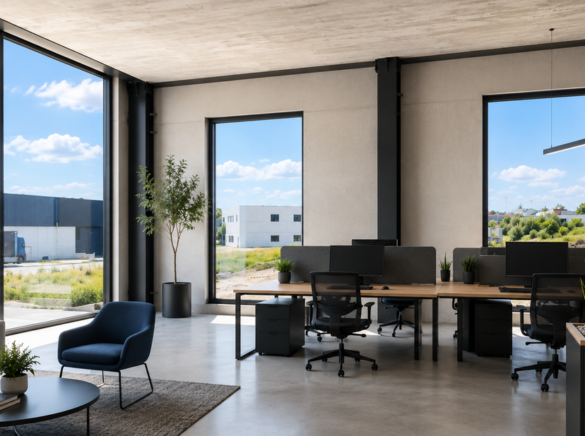 Ontdek het gloednieuwe KMO-project Gruuthuse in Oostkamp.<br />
Dit modern bedrijvenproject bevindt zich op een strategische locatie in het hart van W
