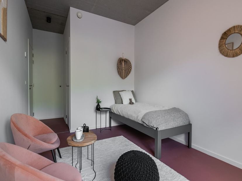 CHAMBRE D'ÉTUDIANT MEUBLÉE + FITNESS &amp; JARDIN COMMUN À ANVERS<br />
 <br />
La Résidence John Martin est située dans la Tulpstraat/Klamperstraat à 2