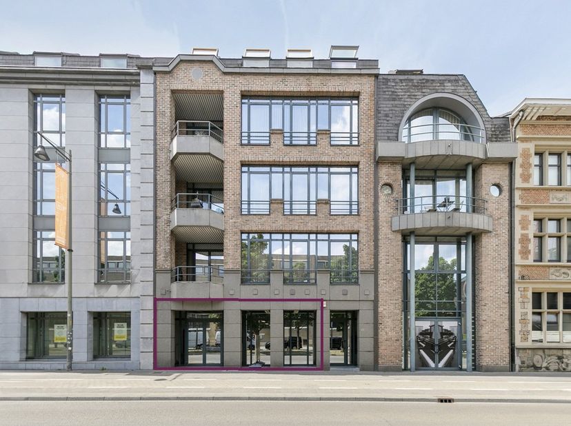 Deze ruime kantoorruimte met mogelijkheid tot woonstudio bevindt zich in Residentie Apollo, een verzorgd gebouw uit 1993 op een strategische locatie a