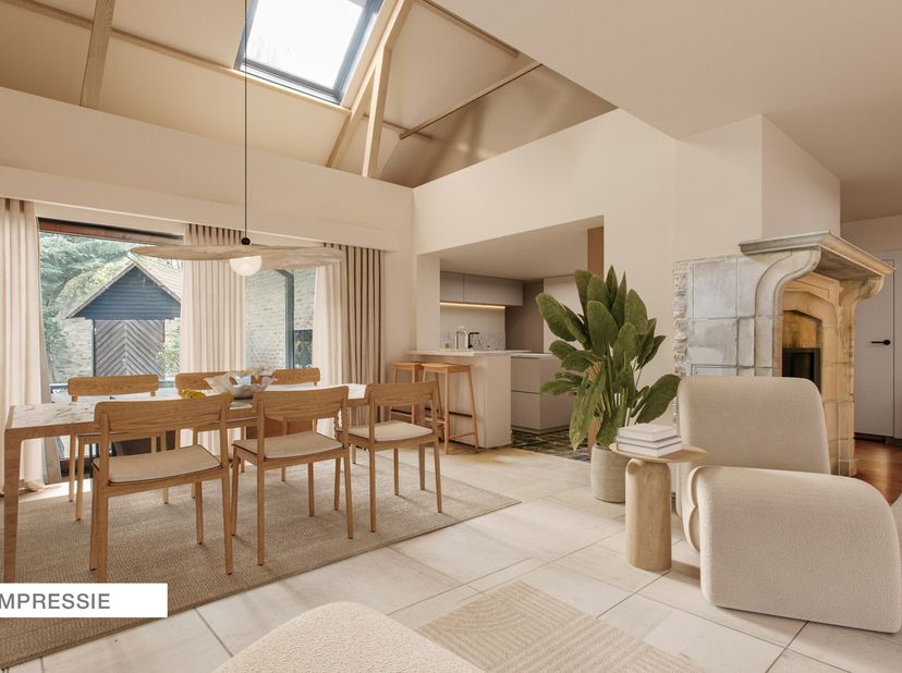 In de groene en gegeerde buurt Steijnhoeven bevindt zich deze villa op een achterliggend perceel van 3.905m².  Achter een automatische toegangspoort e