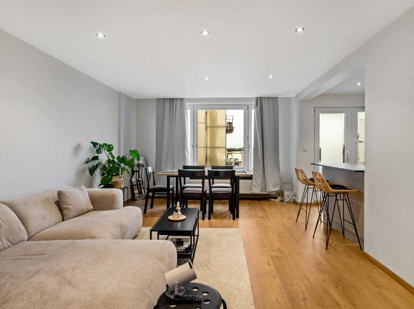 Cet appartement est situé dans un endroit qui combine véritablement le meilleur des deux mondes : la dynamique animée de la vie urbaine et la tranquil