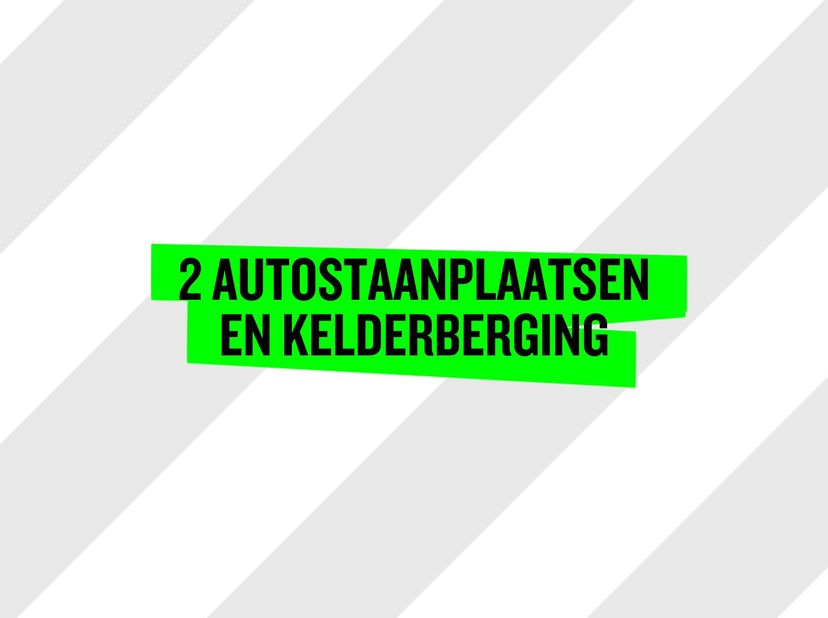 In Residentie Harbour worden deze 2 aanpalende autostaanplaatsen en privatieve kelderberging allen samen te koop aangeboden.<br />
De buitenstaanplaat