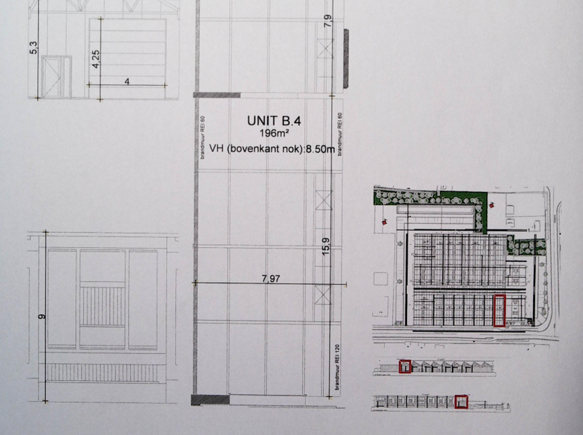 Unité PME neuve à louer à Kalken – 196 m²<br />
<br />
Moderne, lumineuse et prête à l’usage, cette unité PME de 196 m² à Kalken est idéale pour ateli