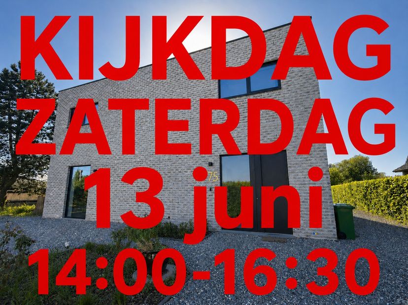 !!! KIJKDAG ZATERDAG 13 juni tussen 14:00-16:30 !!!<br />
<br />
Welkom in deze recente woning (bouwjaar 2023) gelegen aan de Spalbeekstraat 75 te Has