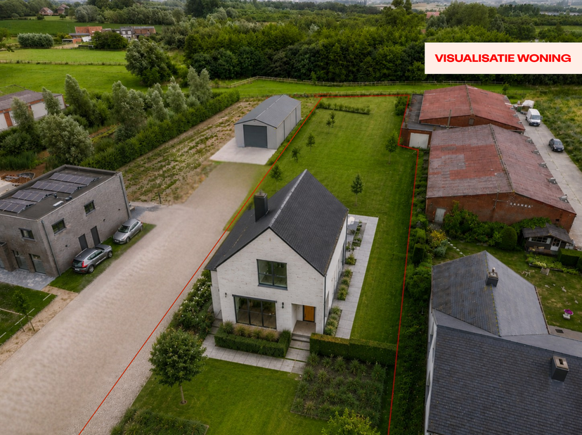 Bent u op zoek naar een ruim perceel waar wonen en ondernemen perfect gecombineerd kunnen worden? Dan biedt deze uitzonderlijke bouwgrond in de Gentst