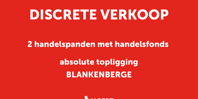 Bedrijfsvastgoed te koop in 8370 Blankenberge