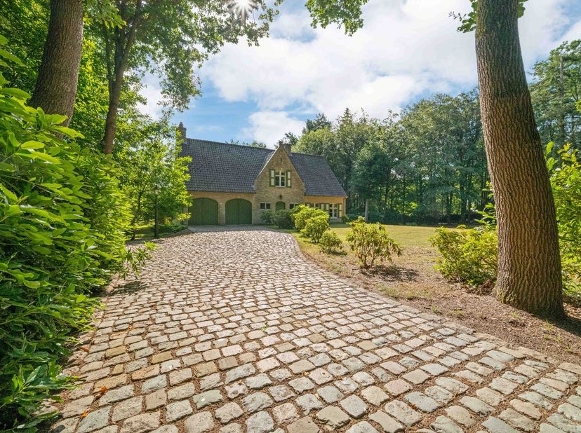 LOPPEM - STARTPRIJS – EXCLUSIEF en GROOTS WONEN (316m² bewoonbare opp.)  in een RESIDENTIELE GROENE OASE met een perceeloppervlakte van 4500m². De bos