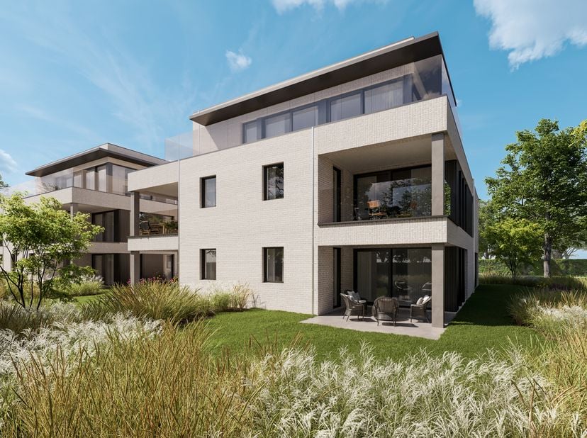 Reeds 60 % verkocht! De werken zijn gestart!<br />
Gunstig gelegen nieuwbouwproject, bestaande uit 2 x 5 moderne en luxueus afgewerkte appartementen i