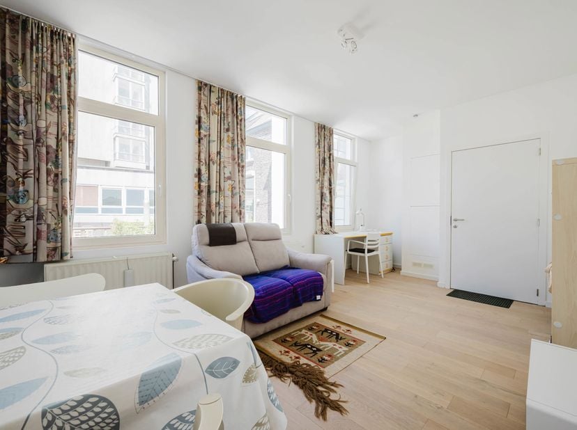 Het appartement maakt deel uit van een karaktervol burgerhuis uit ca. 1890, dat in 2019 stijlvol werd gerenoveerd en opgesplitst in vijf kleinschalige