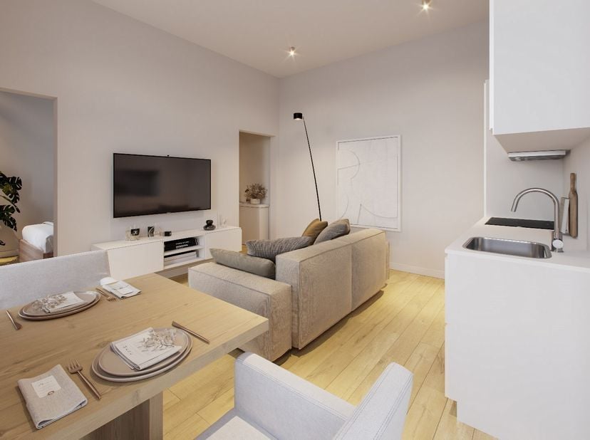 Deze prachtige studio is gelegen in de bruisende studentenstad Leuven, in de residentie Yasmin. De studio is volledig bemeubeld en beschikt over een r