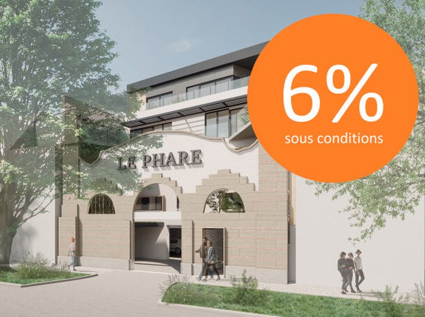 TVA 6% sous conditions ! Nouveau à Visé, découvrez le projet LE PHARE idéalement situé en plein centre dans une rue verdoyante. Aux Remparts des Arbal