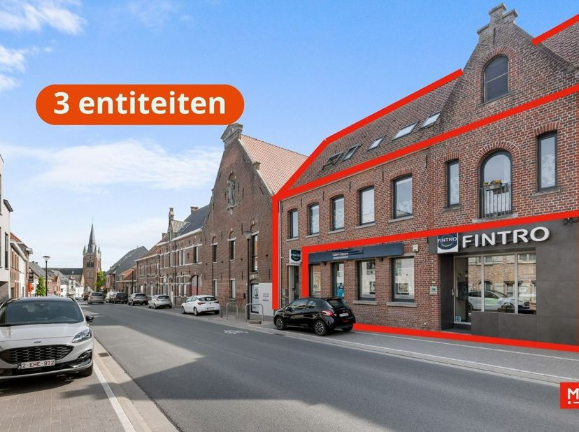 Opbrengsteigendom te koop in het hart van Beselare<br />
<br />
Gelegen in de dorpskern van Beselare, op wandelafstand van winkels, scholen en andere