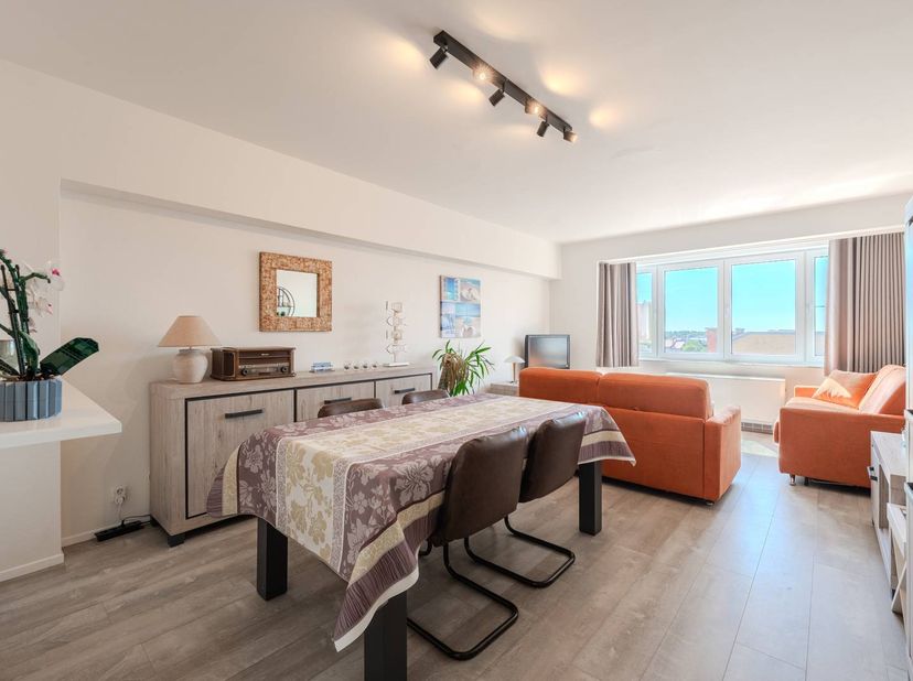 Appartement d'une chambre prêt à emménager à vendre, situé en plein centre de Middelkerke, Kemmelbergstraat 2, au quatrième étage de la résidence Atla