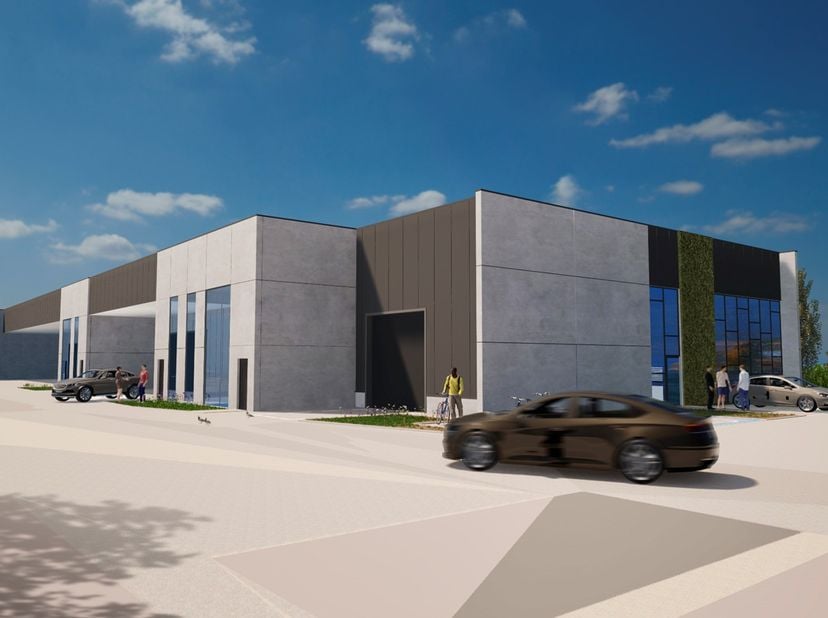 Op het bedrijvenpark aan de Veurtstraat 73 in Puurs komt deze nieuwbouw KMO-unit van 386 m² beschikbaar, inclusief 3 privatieve parkeerplaatsen.<br />