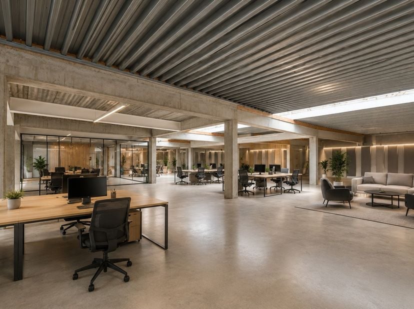 Ruim kantoor (casco) van 525 m² in het commerciële hart van Berchem<br />
Op een centrale en commerciële locatie in Berchem bevindt zich dit uitzonder