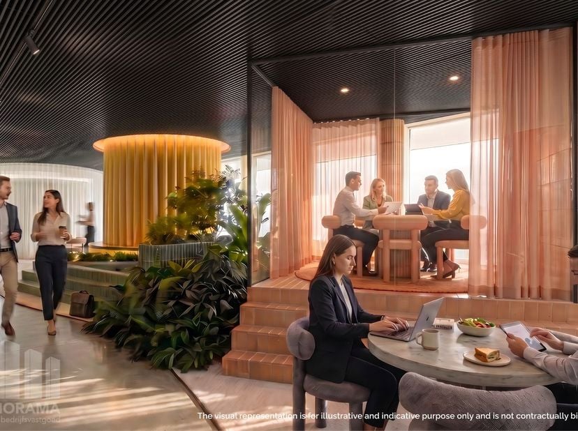 Magnifiquement situés, des bureaux nouvellement construits avec une surface de 1.099 m² à louer à seulement 250 m ( !!) de la sortie E40 Steenokkerzee