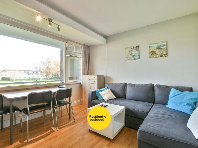 Welkom in Park Atlantis  Vosseslag, De Haan.<br />
Dit instapklare en bemeubelde éénslaapkamerappartement op de 1ste verdieping vormt de perfecte uitv