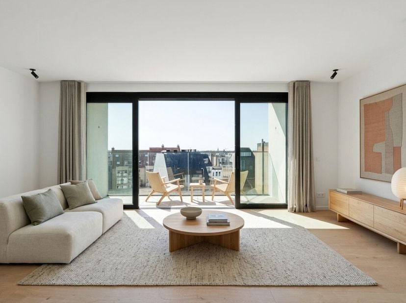 Kom gerust even langs zonder afspraak op onze OpenHuizenDag zaterdag 8 augustus van 10u30 - 12u30!Blankenberge: Nieuwbouwappartement met 2 slaapkamers