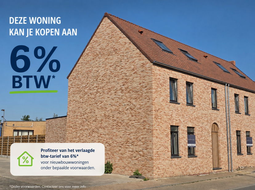 Charmante nieuwbouwwoning met landelijk karakter te koop – Groenestraat 12, Izenberge<br />
Op zoek naar een stijlvolle nieuwbouwwoning in een rustige