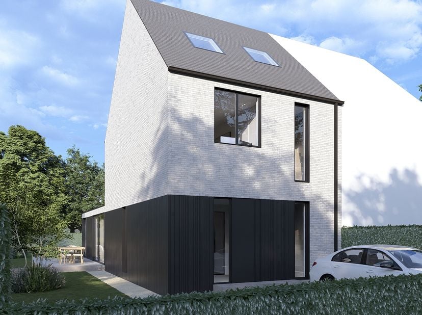 Een nieuwe houtskelet woning wordt weldra gebouwd in Balen, Olmensebaan 7. <br />
NOUST, woningbouwer in Lommel blinkt uit in stijlvolle architectuur,