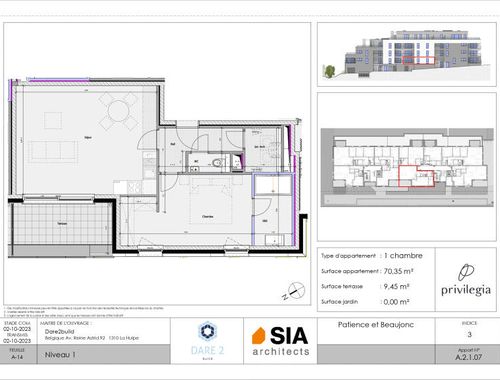                                         Appartement à vendre à Glain, € 242.968
