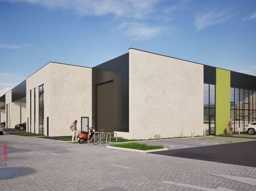 Nouvelle unité PME de 386 m² avec 3 places de parking privatives à vendre dans un emplacement de choix offrant une visibilité maximale le long de l'A1