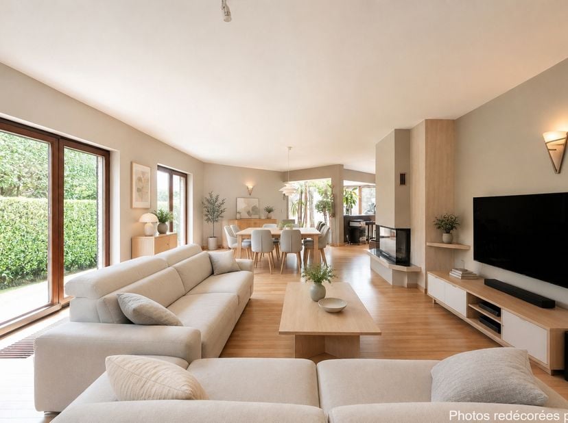 Linkebeek – Wijnbrondal, charmante VILLA (4SLPK/2BADK/GARAGE) van ± 360 m², gebouwd in 1990 op een perceel van 12 are 09 ca, goed georiënteerd en in u