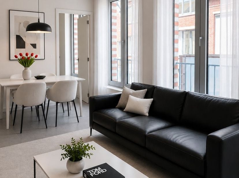 Dit appartement op de 1e verdieping in nieuwbouwproject Hof&amp;nbsp;Berlamuze&amp;nbsp;combineert eigentijds wooncomfort met een groene en rustige omgeving,
