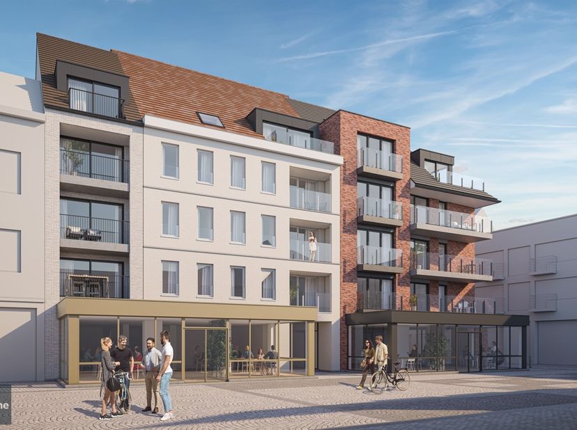 Handelsgelijkvloers voor Horeca nr 2 in nieuwbouw Residentie 'Margaux' - commercieel gelegen nabij&amp;nbsp; het Vissersplein, de Visserskaai, de Groentem