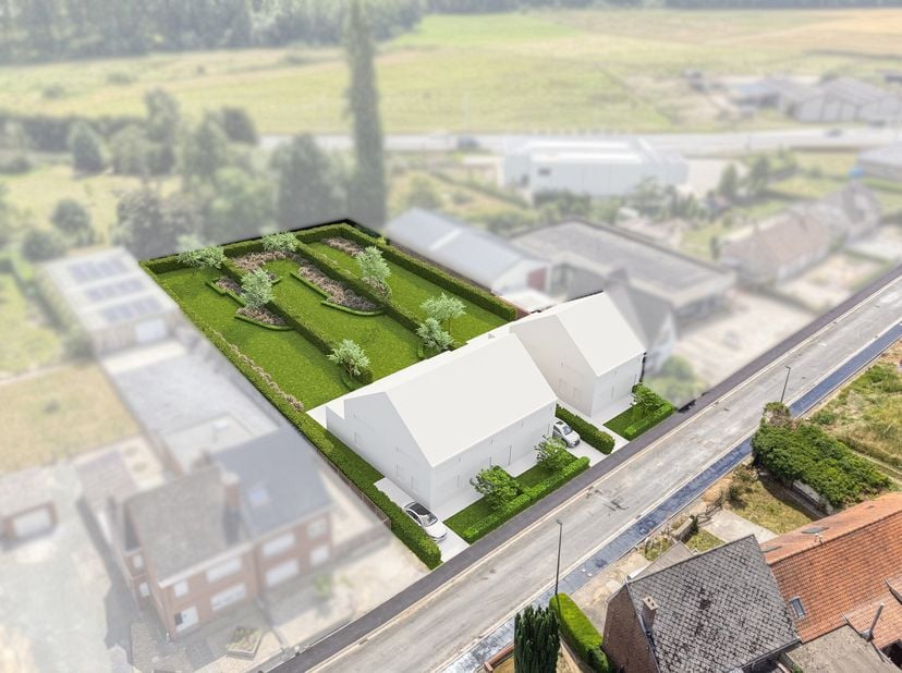 In het groene en rustige Roosdaal vindt u dit schitterend gelegen stuk grond met een totale oppervlakte van 2.534 m². De ligging combineert het beste