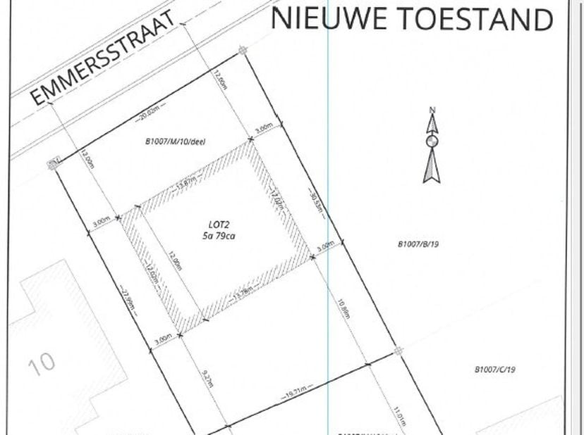 Terrain à vendre à Emmersstraat 12,
                    3920 Lommel